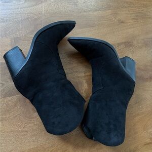 Suede Black Women's Boots